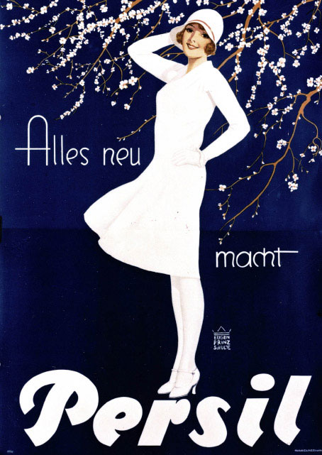 Werbeplakat für Persil: „Alles neu macht Persil“ Werbeplakat für Persil: „Alles neu macht Persil“