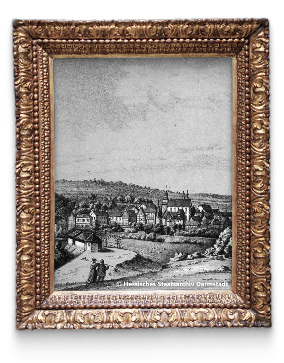 The municipality of Vöhl in the 19th century The municipality of Vöhl in the 19th century